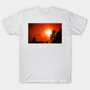 Sunset Long Beach Tofino Vancouver Island Canada T-Shirt